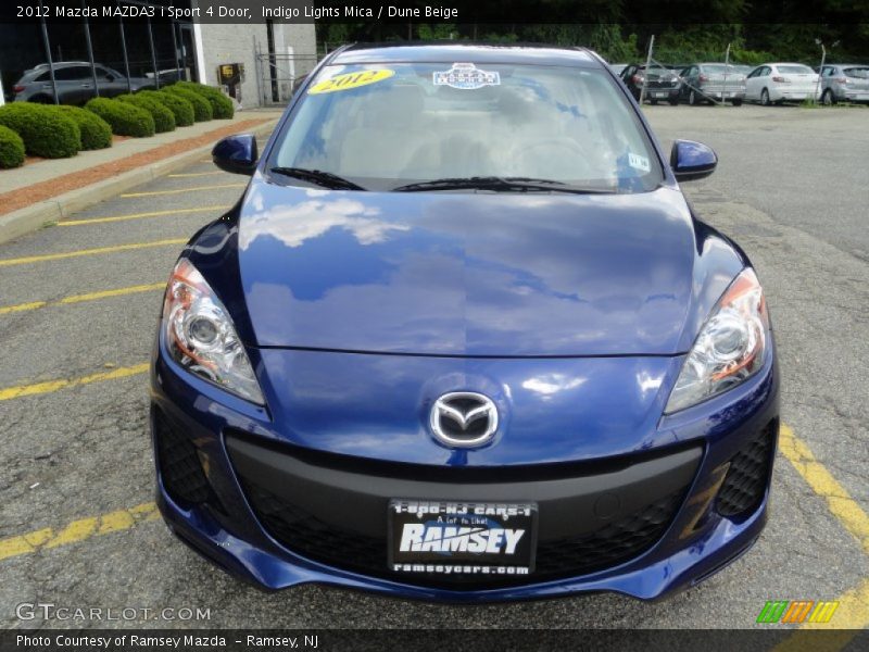 Indigo Lights Mica / Dune Beige 2012 Mazda MAZDA3 i Sport 4 Door