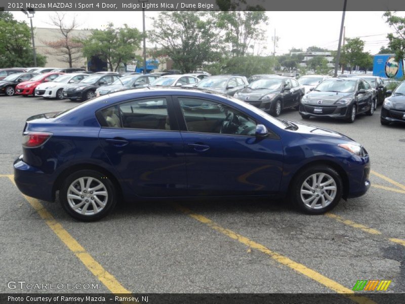 Indigo Lights Mica / Dune Beige 2012 Mazda MAZDA3 i Sport 4 Door