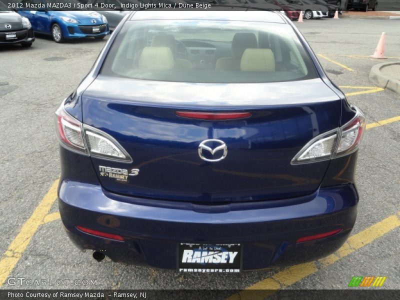 Indigo Lights Mica / Dune Beige 2012 Mazda MAZDA3 i Sport 4 Door