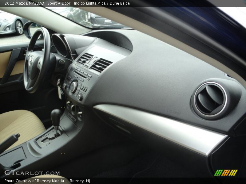 Indigo Lights Mica / Dune Beige 2012 Mazda MAZDA3 i Sport 4 Door