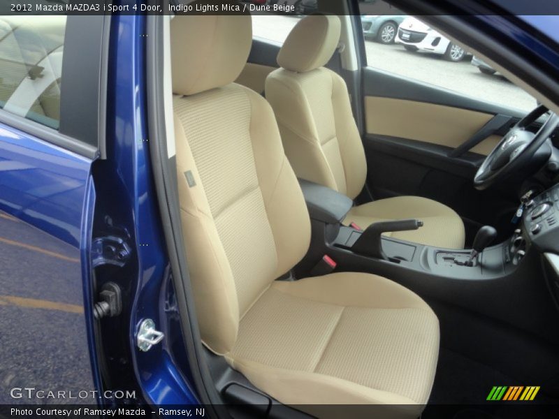 Indigo Lights Mica / Dune Beige 2012 Mazda MAZDA3 i Sport 4 Door