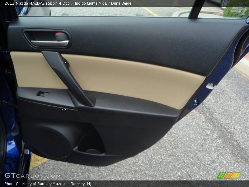 Indigo Lights Mica / Dune Beige 2012 Mazda MAZDA3 i Sport 4 Door
