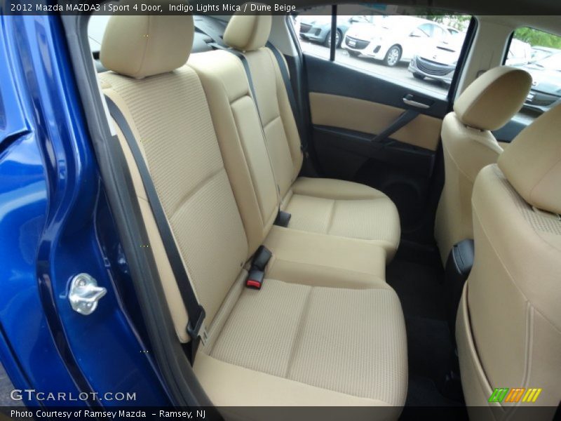 Indigo Lights Mica / Dune Beige 2012 Mazda MAZDA3 i Sport 4 Door