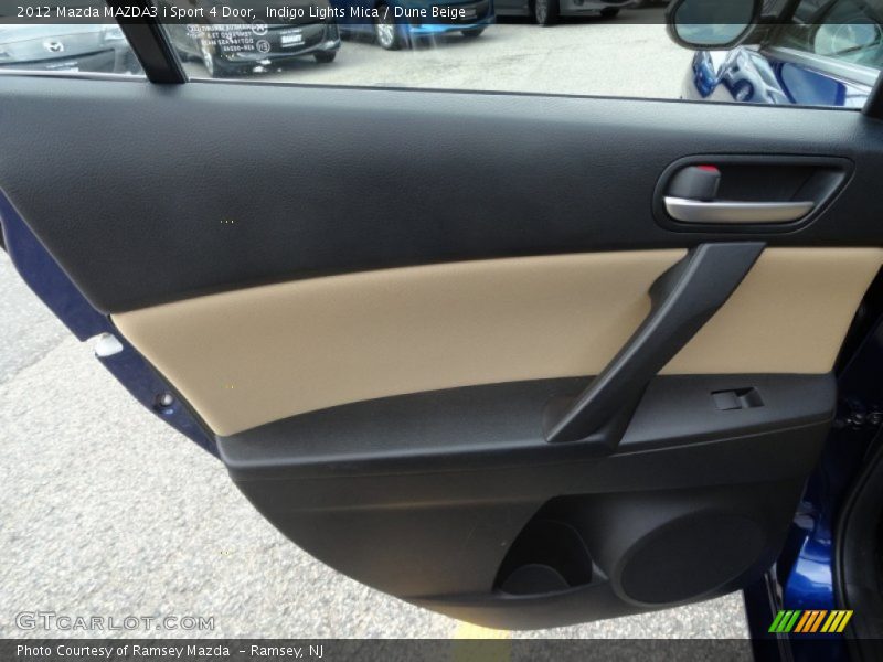 Indigo Lights Mica / Dune Beige 2012 Mazda MAZDA3 i Sport 4 Door