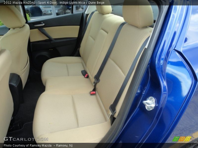 Indigo Lights Mica / Dune Beige 2012 Mazda MAZDA3 i Sport 4 Door