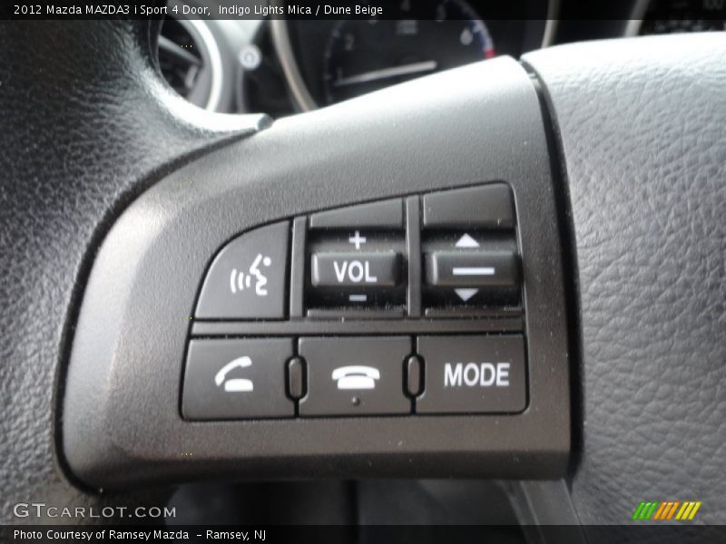 Indigo Lights Mica / Dune Beige 2012 Mazda MAZDA3 i Sport 4 Door
