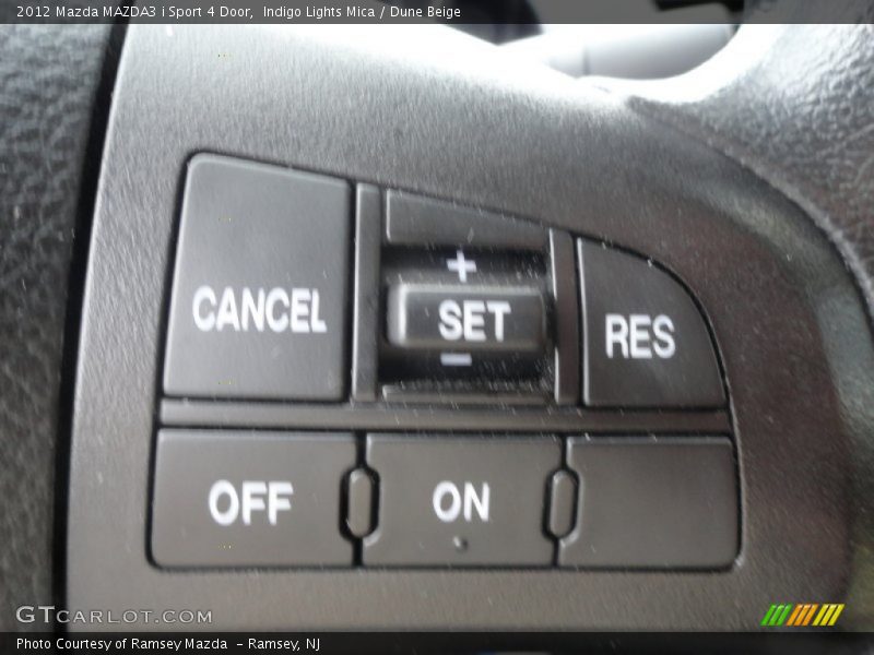 Indigo Lights Mica / Dune Beige 2012 Mazda MAZDA3 i Sport 4 Door