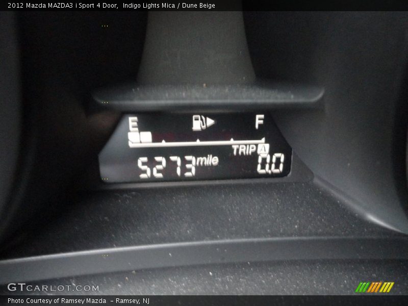 Indigo Lights Mica / Dune Beige 2012 Mazda MAZDA3 i Sport 4 Door