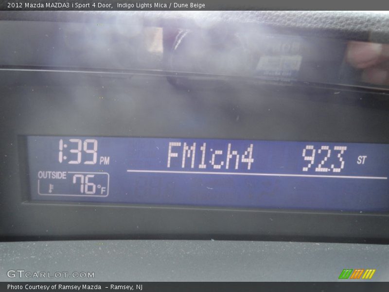 Indigo Lights Mica / Dune Beige 2012 Mazda MAZDA3 i Sport 4 Door
