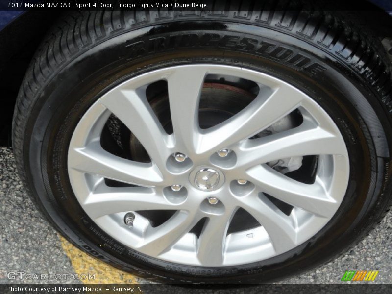 Indigo Lights Mica / Dune Beige 2012 Mazda MAZDA3 i Sport 4 Door