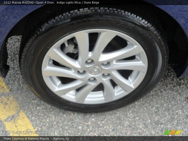 Indigo Lights Mica / Dune Beige 2012 Mazda MAZDA3 i Sport 4 Door