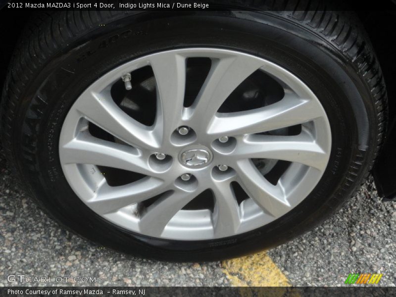 Indigo Lights Mica / Dune Beige 2012 Mazda MAZDA3 i Sport 4 Door