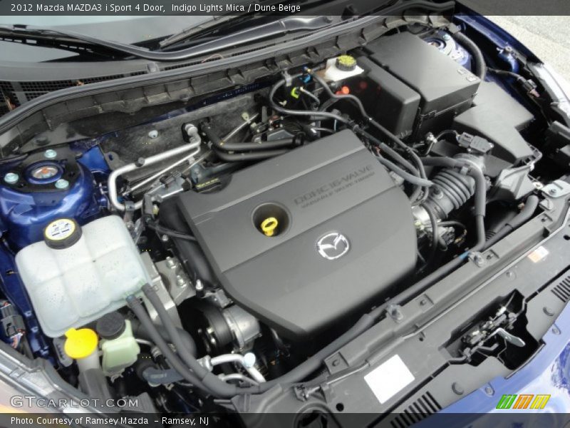 Indigo Lights Mica / Dune Beige 2012 Mazda MAZDA3 i Sport 4 Door
