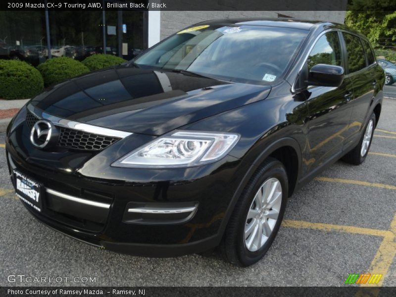 Brilliant Black / Black 2009 Mazda CX-9 Touring AWD