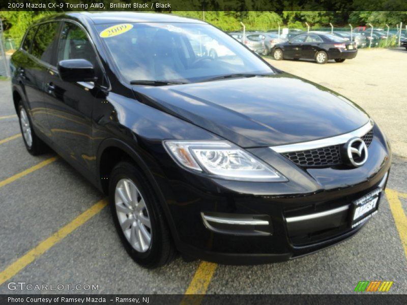 Brilliant Black / Black 2009 Mazda CX-9 Touring AWD