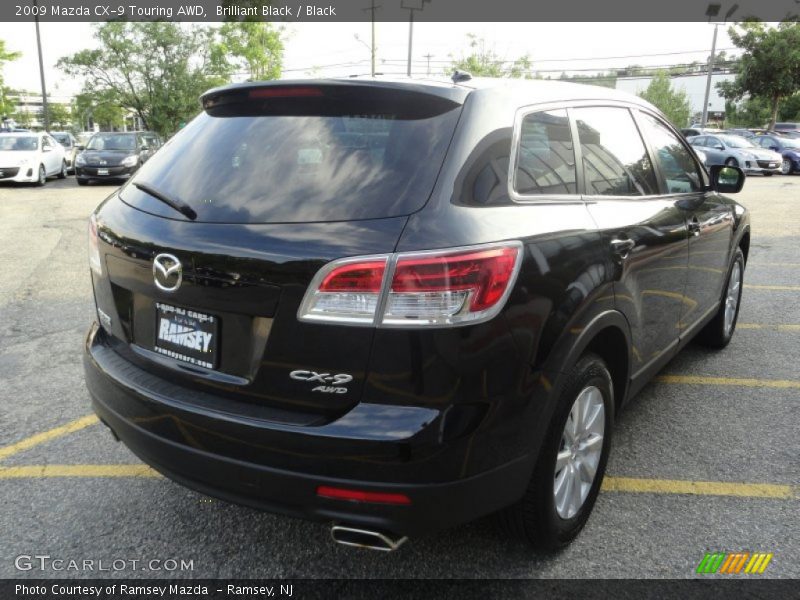Brilliant Black / Black 2009 Mazda CX-9 Touring AWD