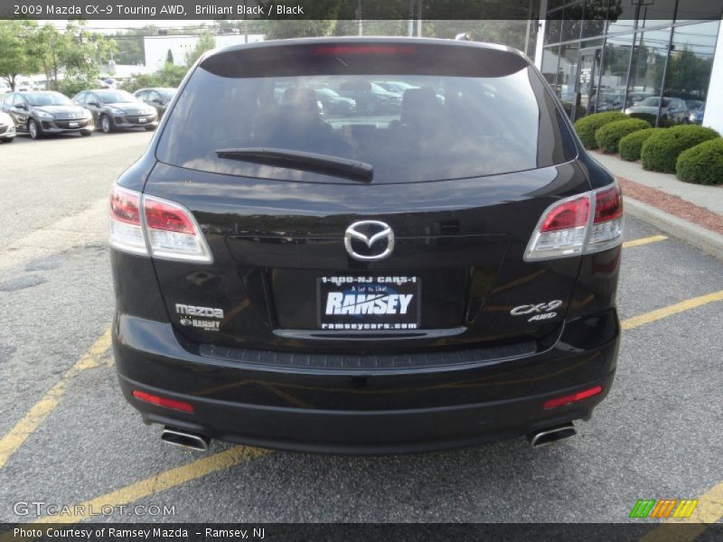 Brilliant Black / Black 2009 Mazda CX-9 Touring AWD