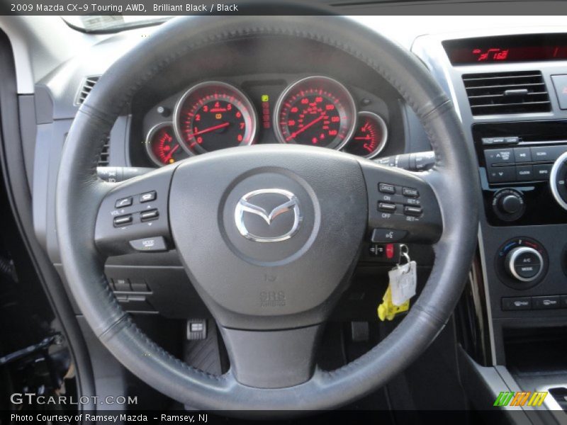 Brilliant Black / Black 2009 Mazda CX-9 Touring AWD