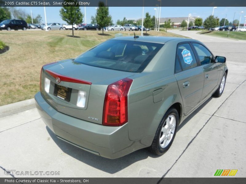 Silver Green / Ebony 2005 Cadillac CTS Sedan