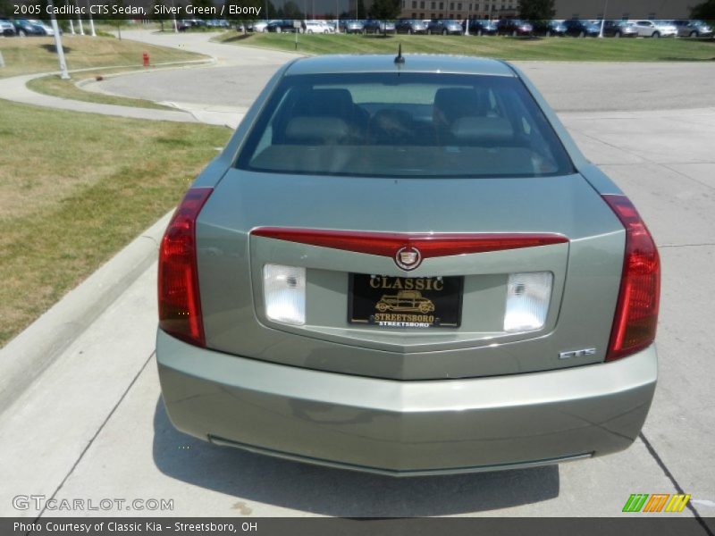 Silver Green / Ebony 2005 Cadillac CTS Sedan