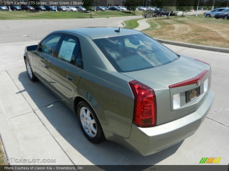 Silver Green / Ebony 2005 Cadillac CTS Sedan