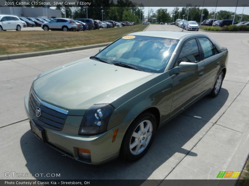 Silver Green / Ebony 2005 Cadillac CTS Sedan