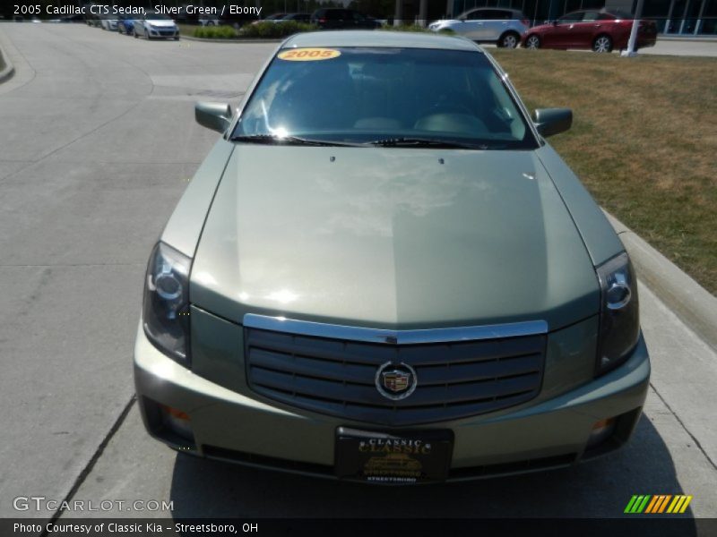 Silver Green / Ebony 2005 Cadillac CTS Sedan