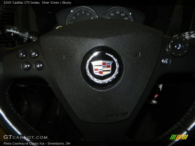 Silver Green / Ebony 2005 Cadillac CTS Sedan