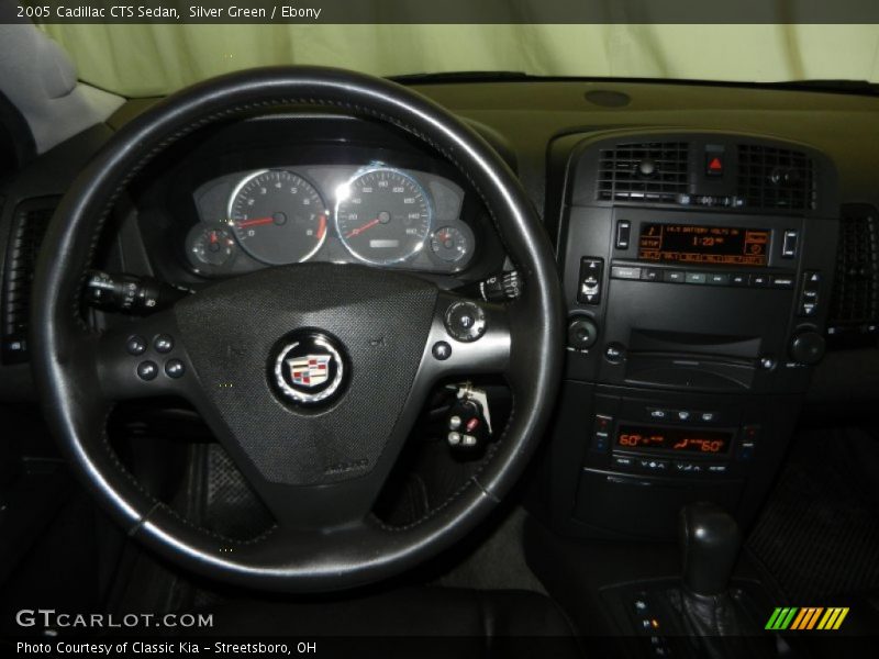 Silver Green / Ebony 2005 Cadillac CTS Sedan