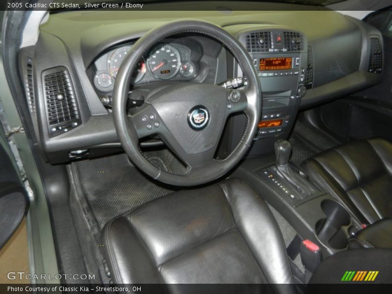 Silver Green / Ebony 2005 Cadillac CTS Sedan