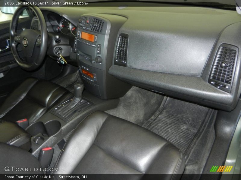 Silver Green / Ebony 2005 Cadillac CTS Sedan