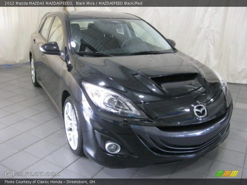 Black Mica / MAZDASPEED Black/Red 2012 Mazda MAZDA3 MAZDASPEED3