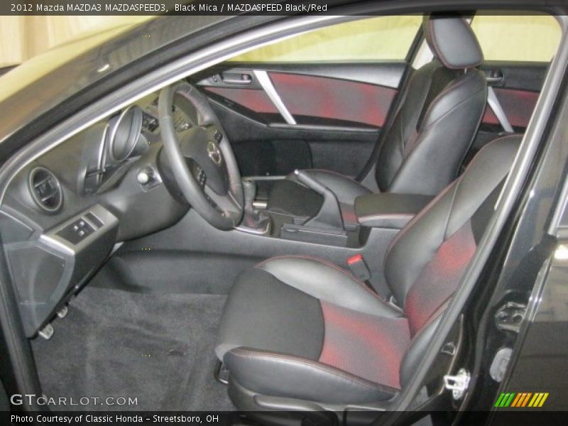 MAZDASPEED Black/Red Interior - 2012 MAZDA3 MAZDASPEED3 
