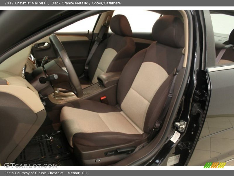 Black Granite Metallic / Cocoa/Cashmere 2012 Chevrolet Malibu LT