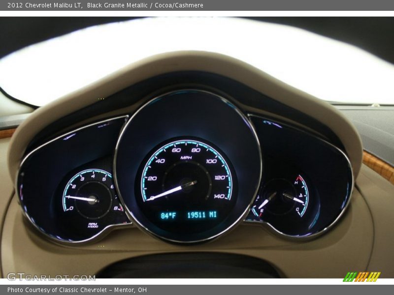 Black Granite Metallic / Cocoa/Cashmere 2012 Chevrolet Malibu LT