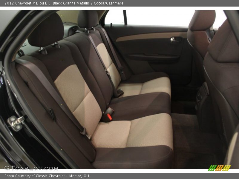 Black Granite Metallic / Cocoa/Cashmere 2012 Chevrolet Malibu LT
