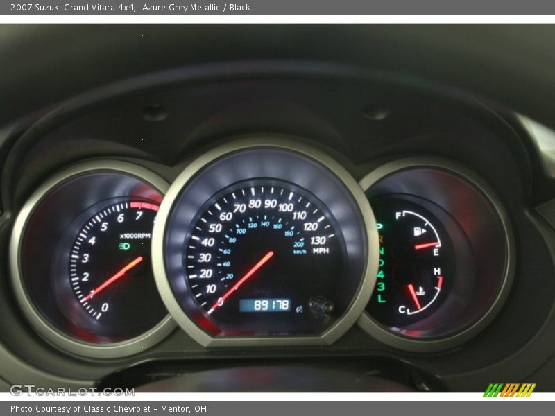 Azure Grey Metallic / Black 2007 Suzuki Grand Vitara 4x4