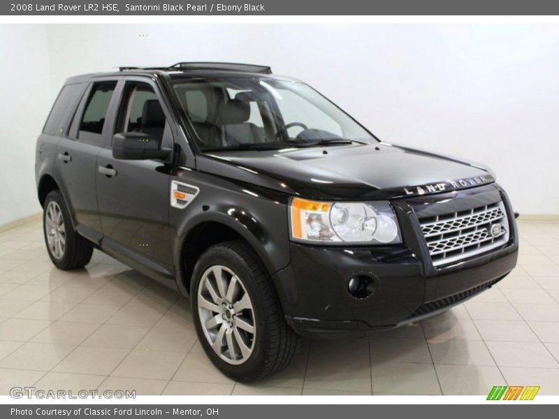 Santorini Black Pearl / Ebony Black 2008 Land Rover LR2 HSE