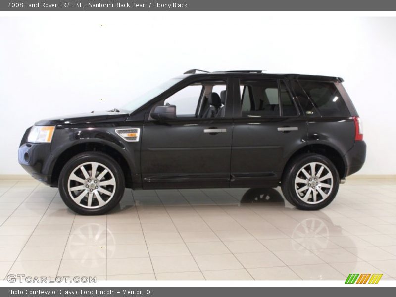 Santorini Black Pearl / Ebony Black 2008 Land Rover LR2 HSE