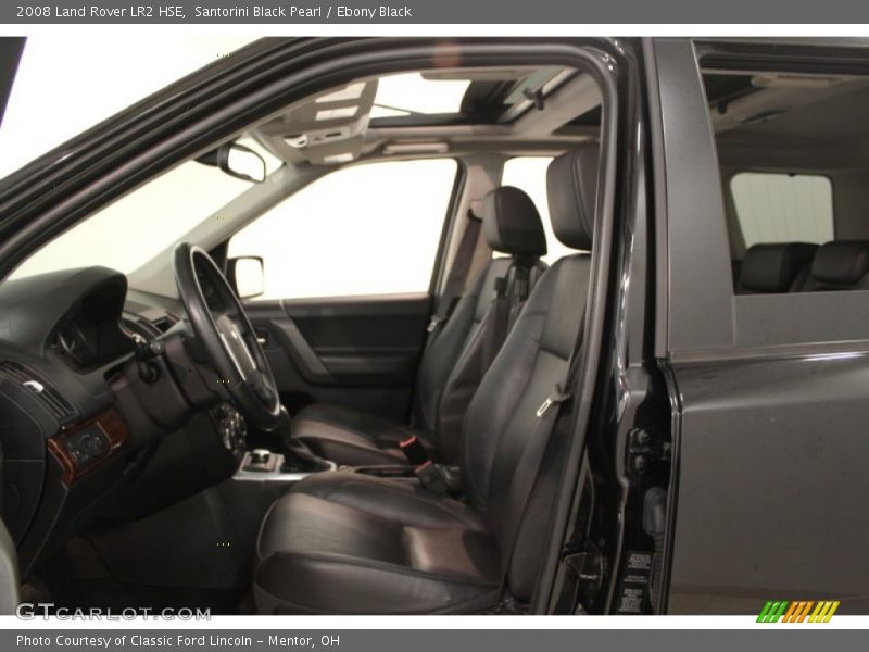 Santorini Black Pearl / Ebony Black 2008 Land Rover LR2 HSE