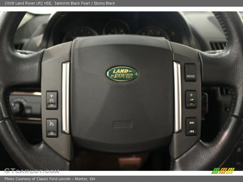 Santorini Black Pearl / Ebony Black 2008 Land Rover LR2 HSE