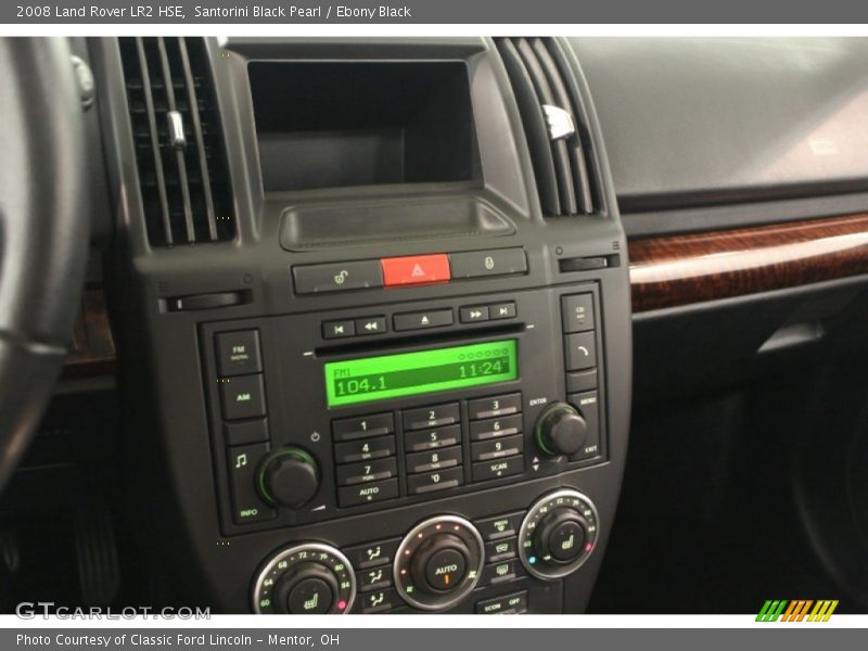 Santorini Black Pearl / Ebony Black 2008 Land Rover LR2 HSE