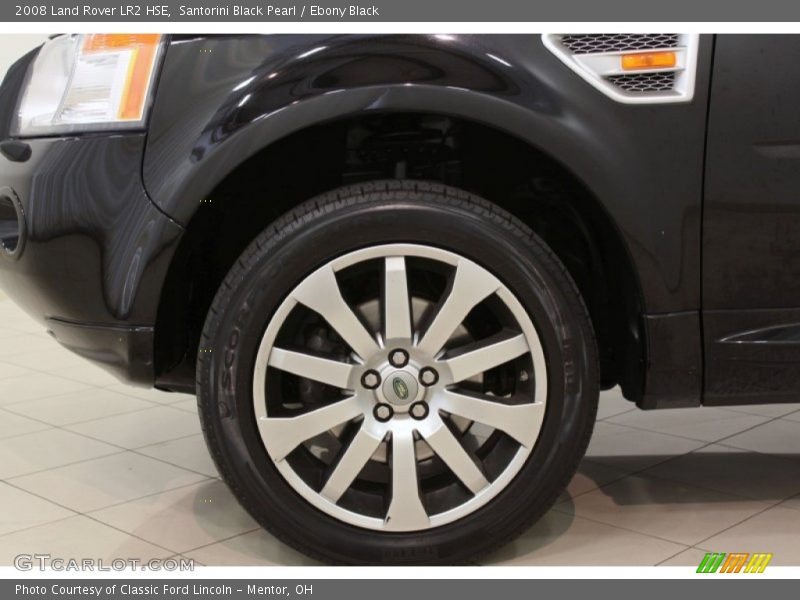Santorini Black Pearl / Ebony Black 2008 Land Rover LR2 HSE