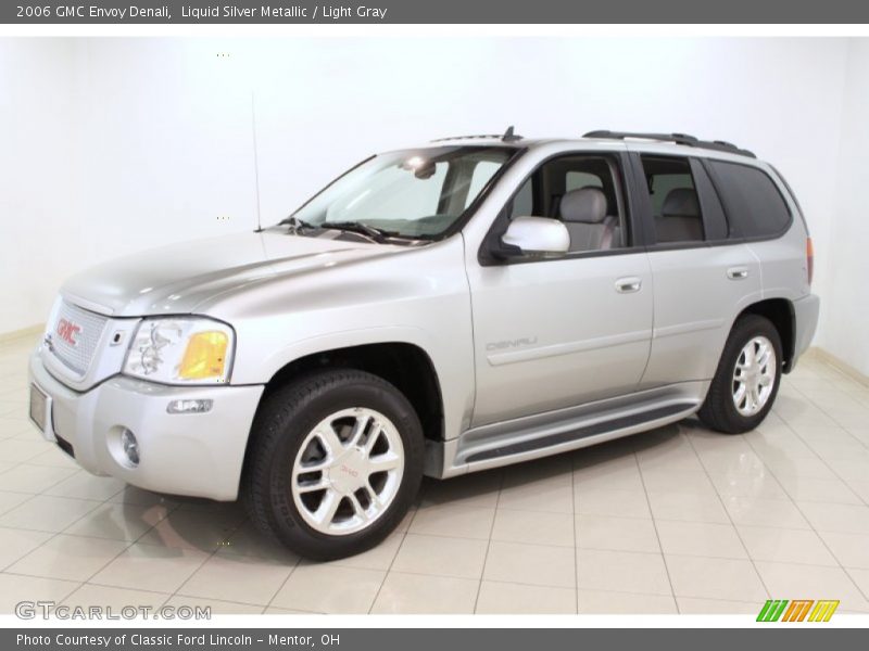 Liquid Silver Metallic / Light Gray 2006 GMC Envoy Denali