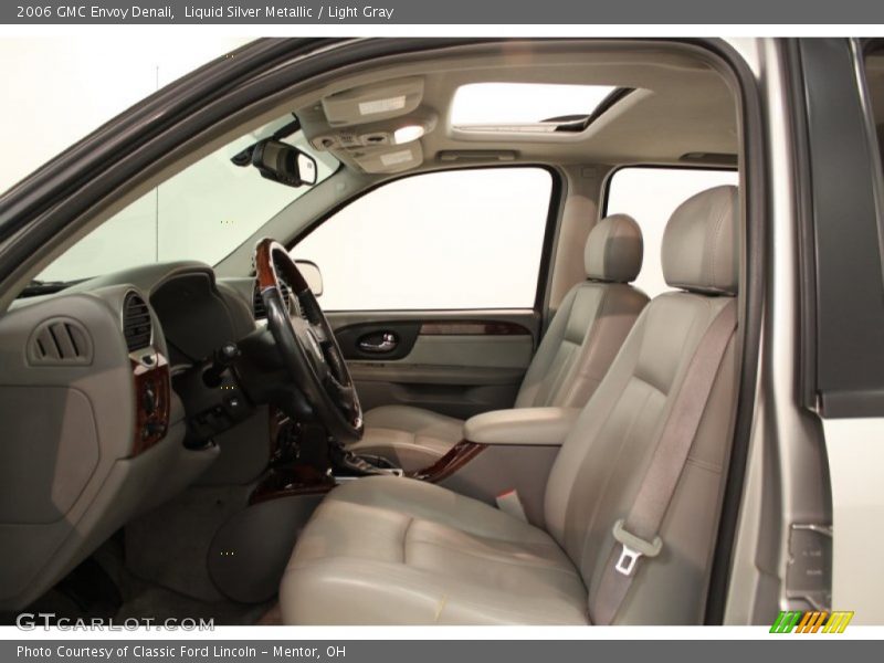 Liquid Silver Metallic / Light Gray 2006 GMC Envoy Denali