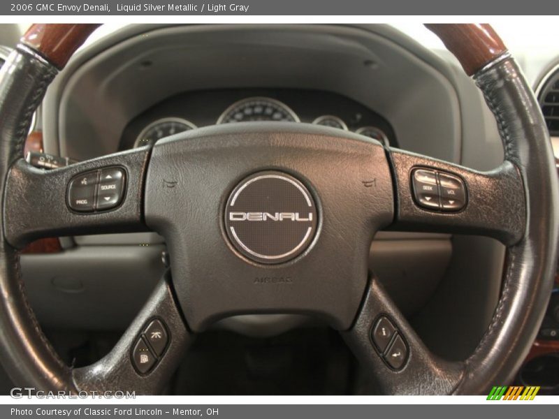 Liquid Silver Metallic / Light Gray 2006 GMC Envoy Denali