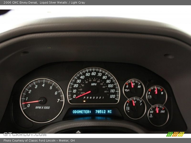 Liquid Silver Metallic / Light Gray 2006 GMC Envoy Denali
