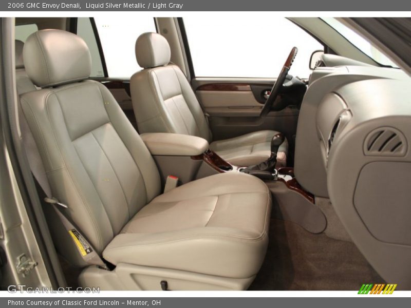 Liquid Silver Metallic / Light Gray 2006 GMC Envoy Denali