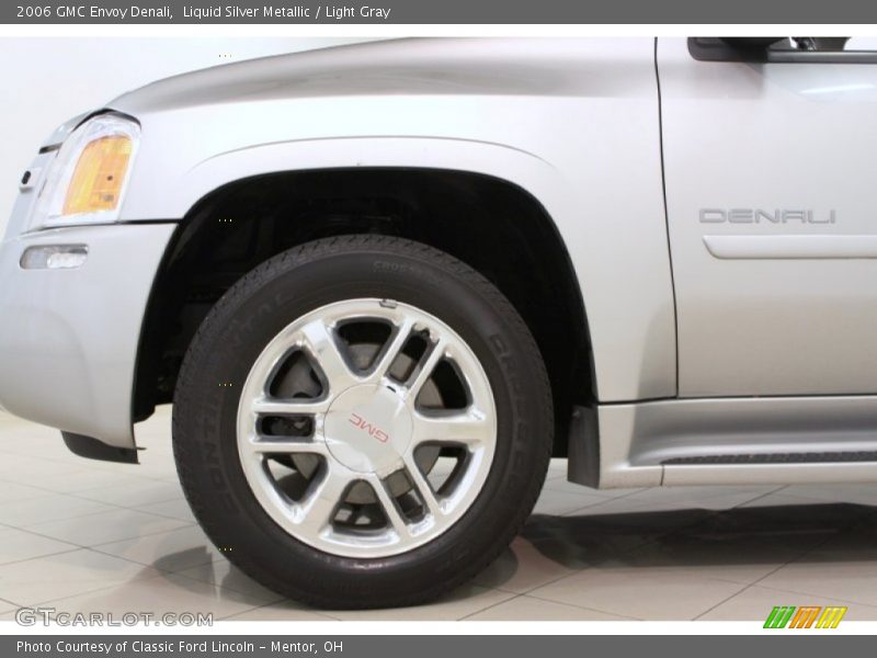 Liquid Silver Metallic / Light Gray 2006 GMC Envoy Denali