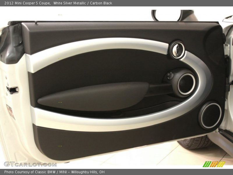White Silver Metallic / Carbon Black 2012 Mini Cooper S Coupe